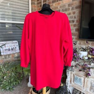 Zara Red Dress - long sleeve